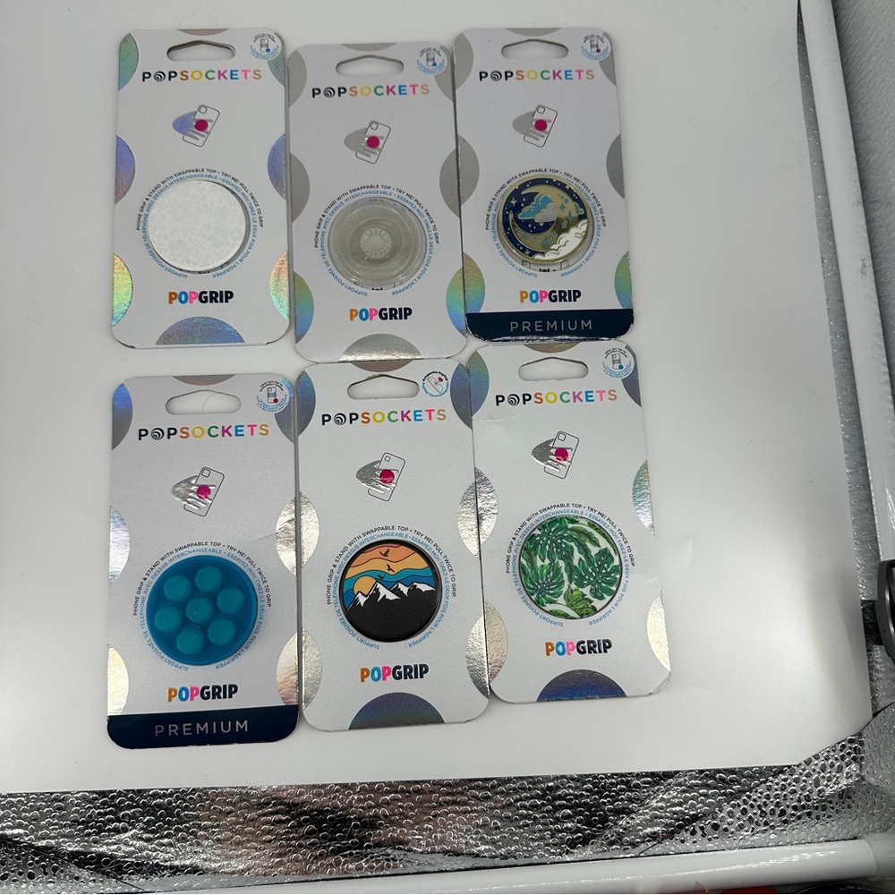PopSocket PopGrip Swappable Set Of 6